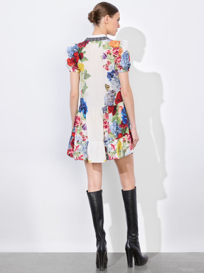 CLAIRE MINI DRESS - GARDEN BRUNCH OFF WHITE image 2 - Alice And Olivia