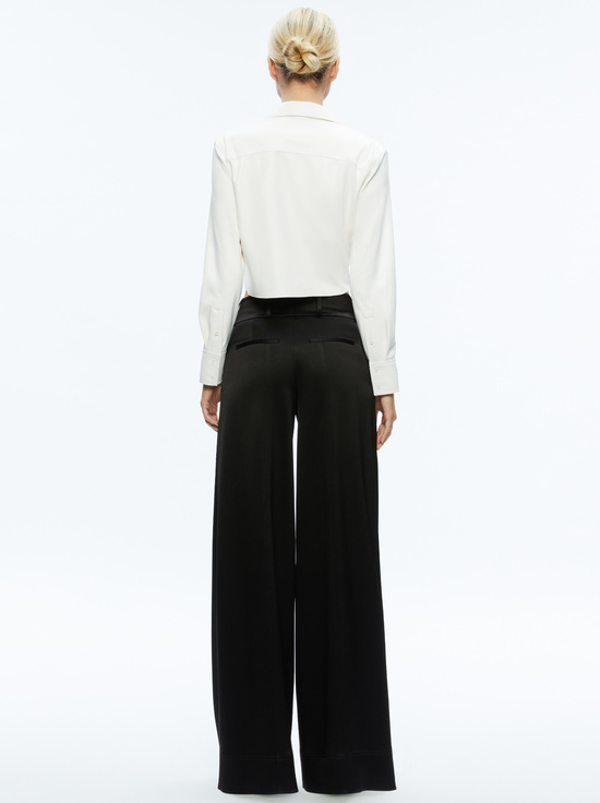 OFF WHITE-LEON VEGAN CROP TOP