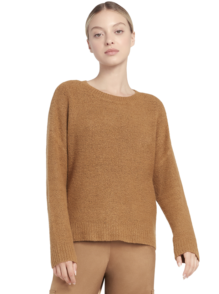 ROMA OVERSIZED PULLOVER - CAMEL - Alice And Olivia