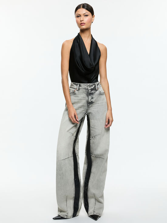 BLACK-AYANNA CROP TOP