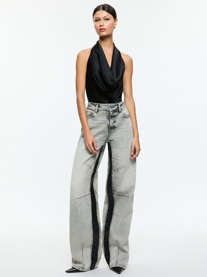 AYANNA CROP TOP - BLACK image 4 - Alice And Olivia