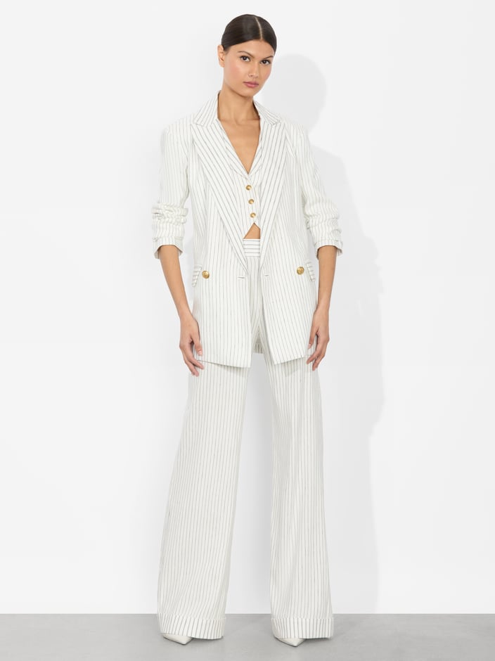DONNA VEST + ARIAS BLAZER + DYLAN PANT -