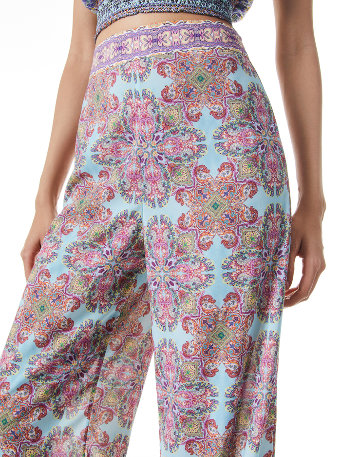 ELMA HIGH WAISTED WIDE LEG PANT - RITZY image 3 - Alice And Olivia