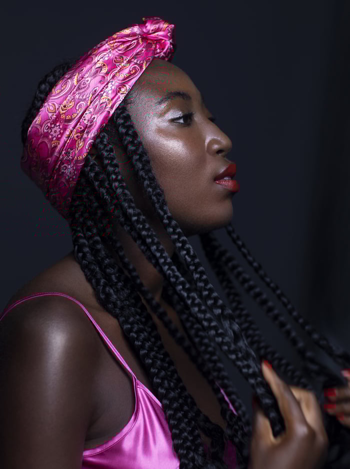 A+O X SLIP SILK HAIR WRAP - SPRING PAISLEY FRENCH ROSE image 4 - Alice And Olivia