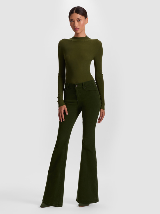 DARK OLIVE-ROSELINE JEAN