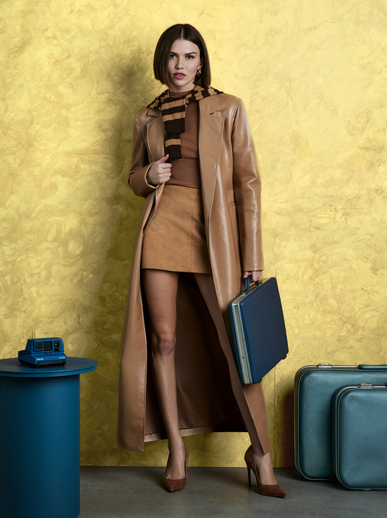 PRALINE-JIMMY VEGAN COAT