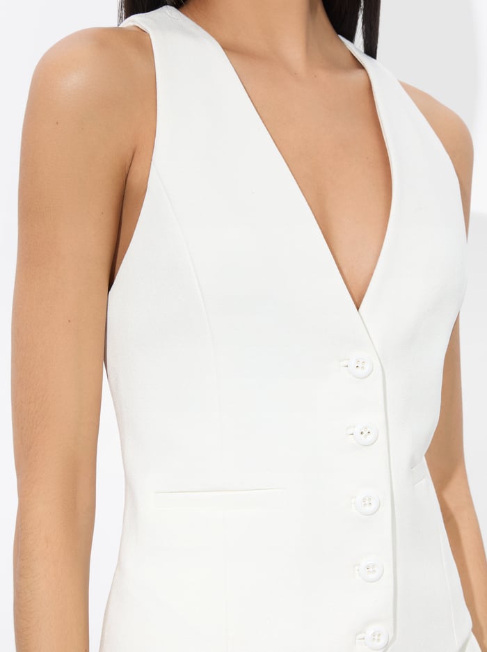MAZIE VEST - OFF WHITE image 3 - Alice And Olivia