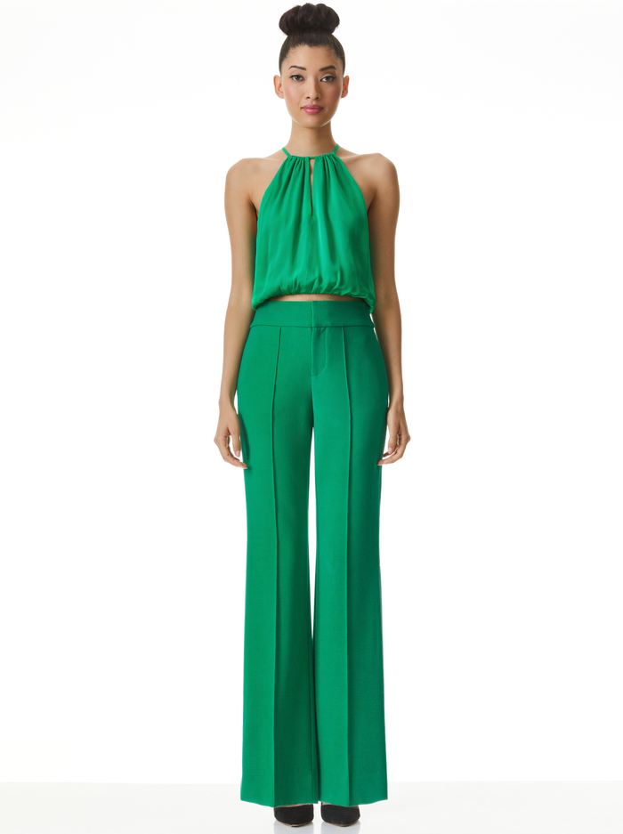 COHEN KEYHOLE TANK - DEEP EMERALD image 2 - Alice And Olivia