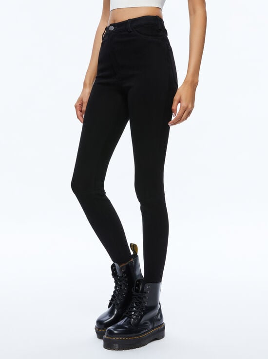 BLACK-MIKAH SUEDE PANT