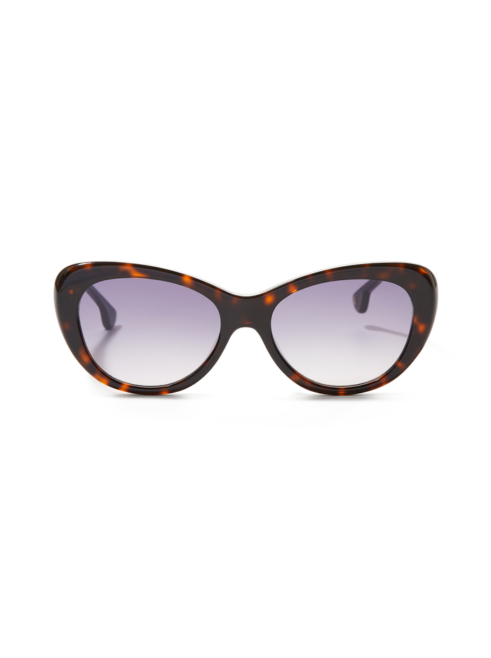 LUDLOW SUNGLASSES - DARK TORTOISE image 4 - Alice And Olivia
