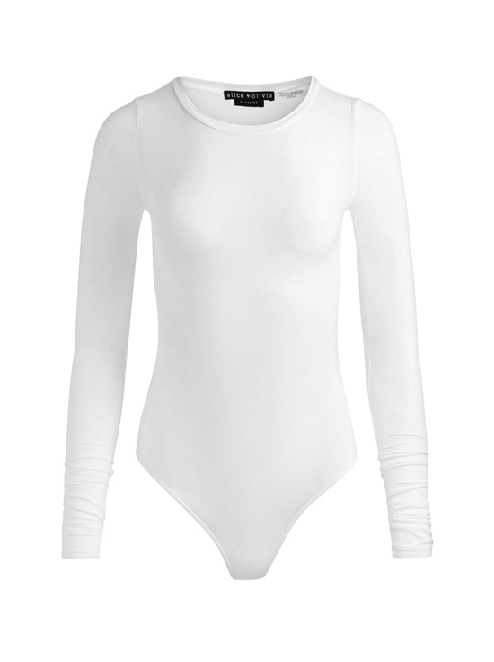 OFF WHITE-HOTTIE LONG SLEEVE BODYSUIT