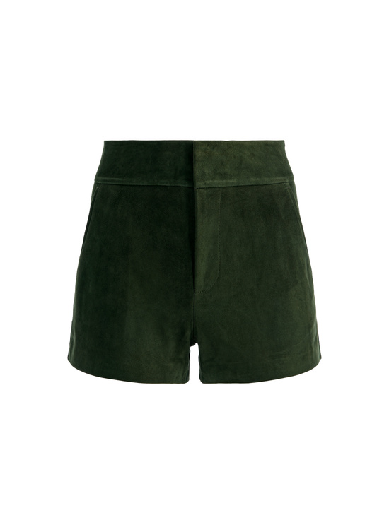 DARK FERN-CADY SUEDE SHORT