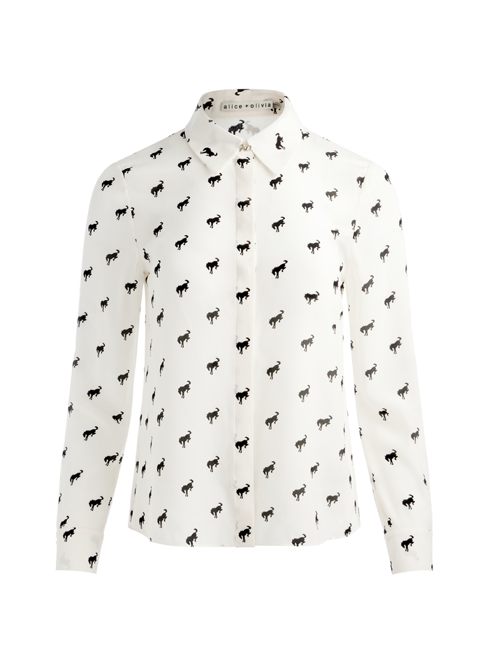A+O X BRONCO WILLA TOP - HORSE image 6 - Alice And Olivia