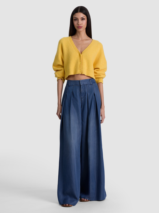 BROOKLYN BLUE-BLAIRE PLEATED JEAN