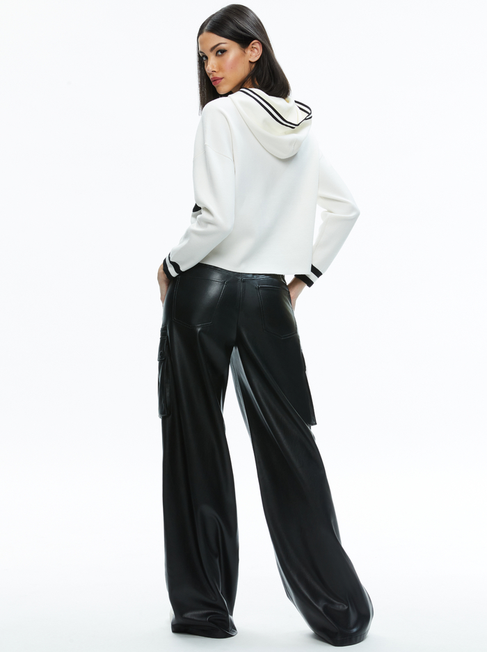 OSCAR STACEFACE HOODIE - SOFT WHITE image 2 - Alice And Olivia