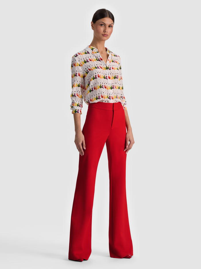 ANDREW PANT - CHILI PEPPER image 4 - ALICE + OLIVIA
