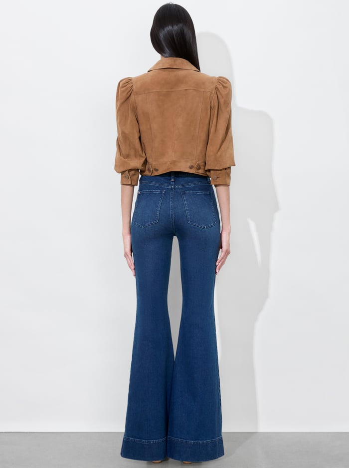 LANA SUEDE JACKET - CAMEL image 2 - Alice And Olivia