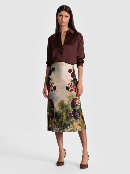 FORBIDDEN FOREST-MAEVE SLIP SKIRT