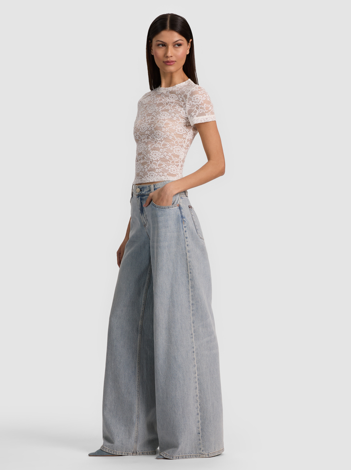 TESS TEE - OFF WHITE image 4 - ALICE + OLIVIA