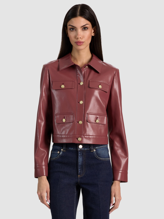 ALEX VEGAN CROPPED JACKET