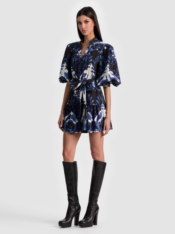 CORA MINI SHIRT DRESS - REGAL RETREAT - Alice And Olivia