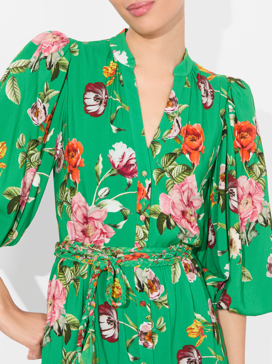 HAMPTONS FLORAL LARGE-ANTONETTE MINI DRESS