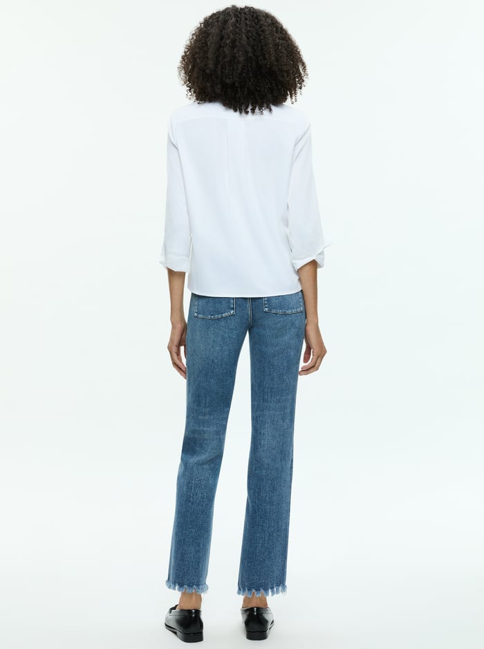 PERFECT BUTTON DOWN - OFF WHITE image 2 - Alice And Olivia