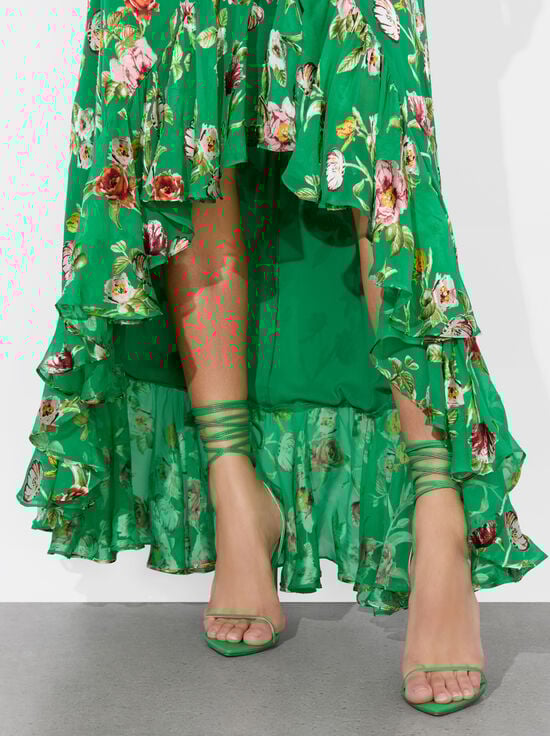 HAMPTONS FLORAL-SORAYA HIGH LOW SKIRT