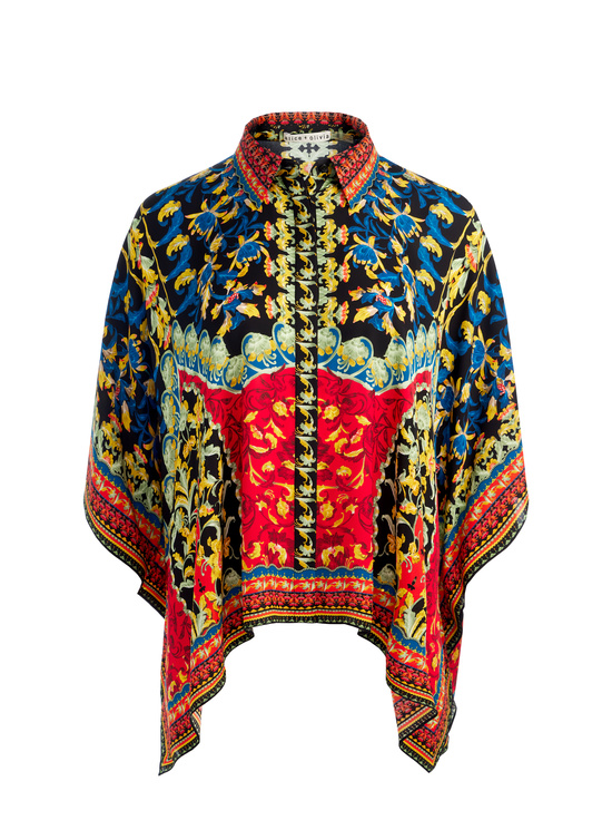 LOVE NOTE-DEANNE BUTTON DOWN BLOUSE