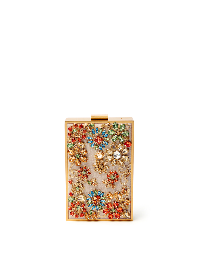 KAYLA EMBELLISHED CLUTCH - NATURAL/MULTI image 4 - ALICE + OLIVIA