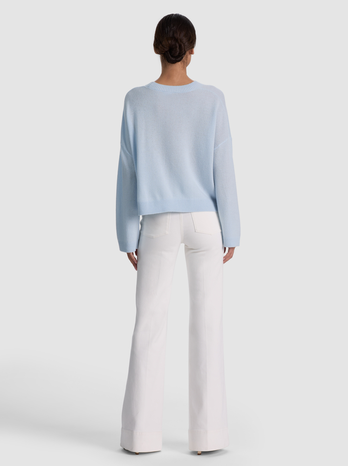 MARGIE CASHMERE PULLOVER - BLUE BREEZE image 2 - ALICE + OLIVIA