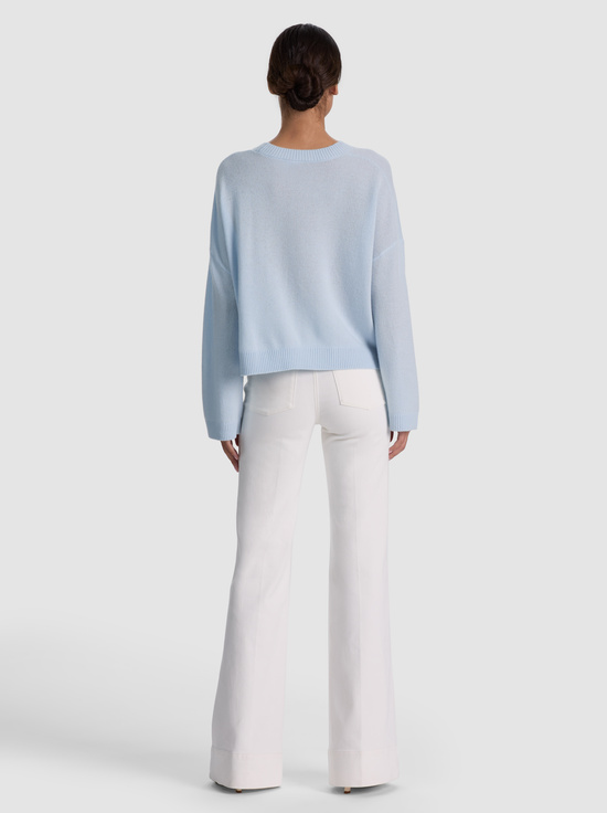 BLUE BREEZE-MARGIE CASHMERE PULLOVER