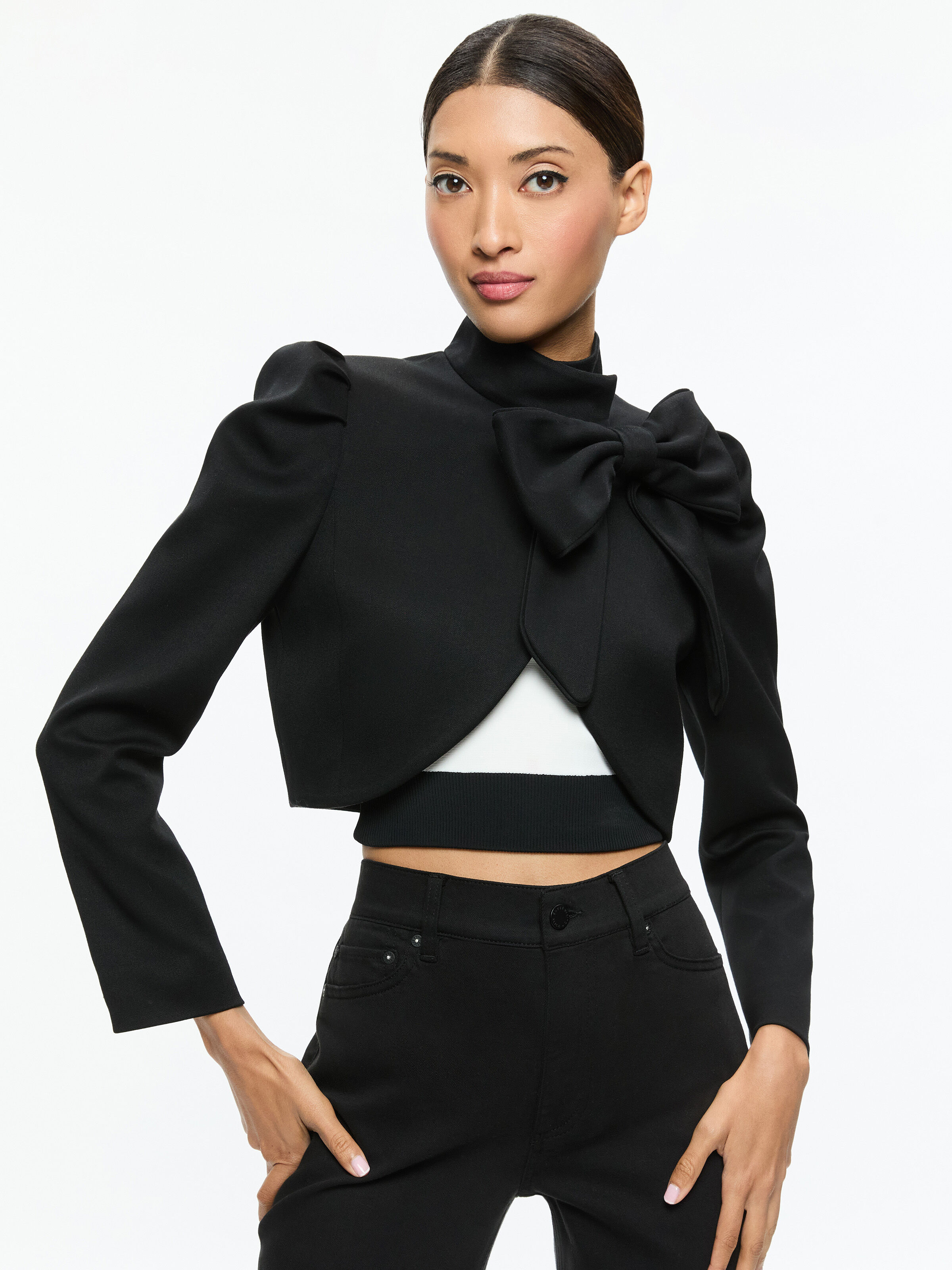 Addison cropped jacket deals