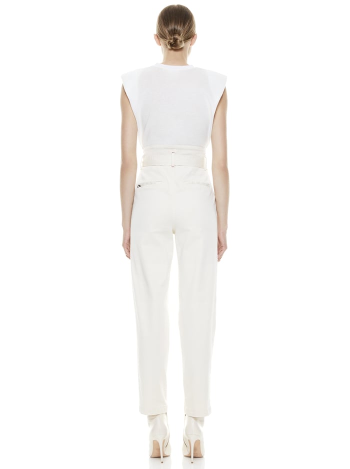 BRAXTON SLEEVELESS TEE - WHITE image 1 - Alice And Olivia