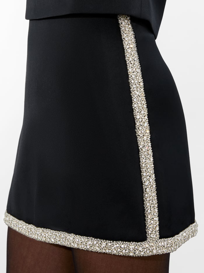 RILEY MINI SKIRT - BLACK image 3 - Alice And Olivia