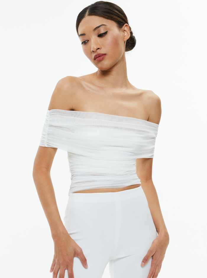 ISADOLA TOP - OFF WHITE - Alice And Olivia