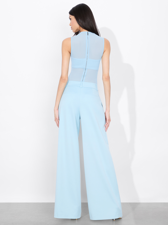 BANDEAU SLEEVELESS BODYSUIT - MINERAL BLUE image 2 - Alice And Olivia