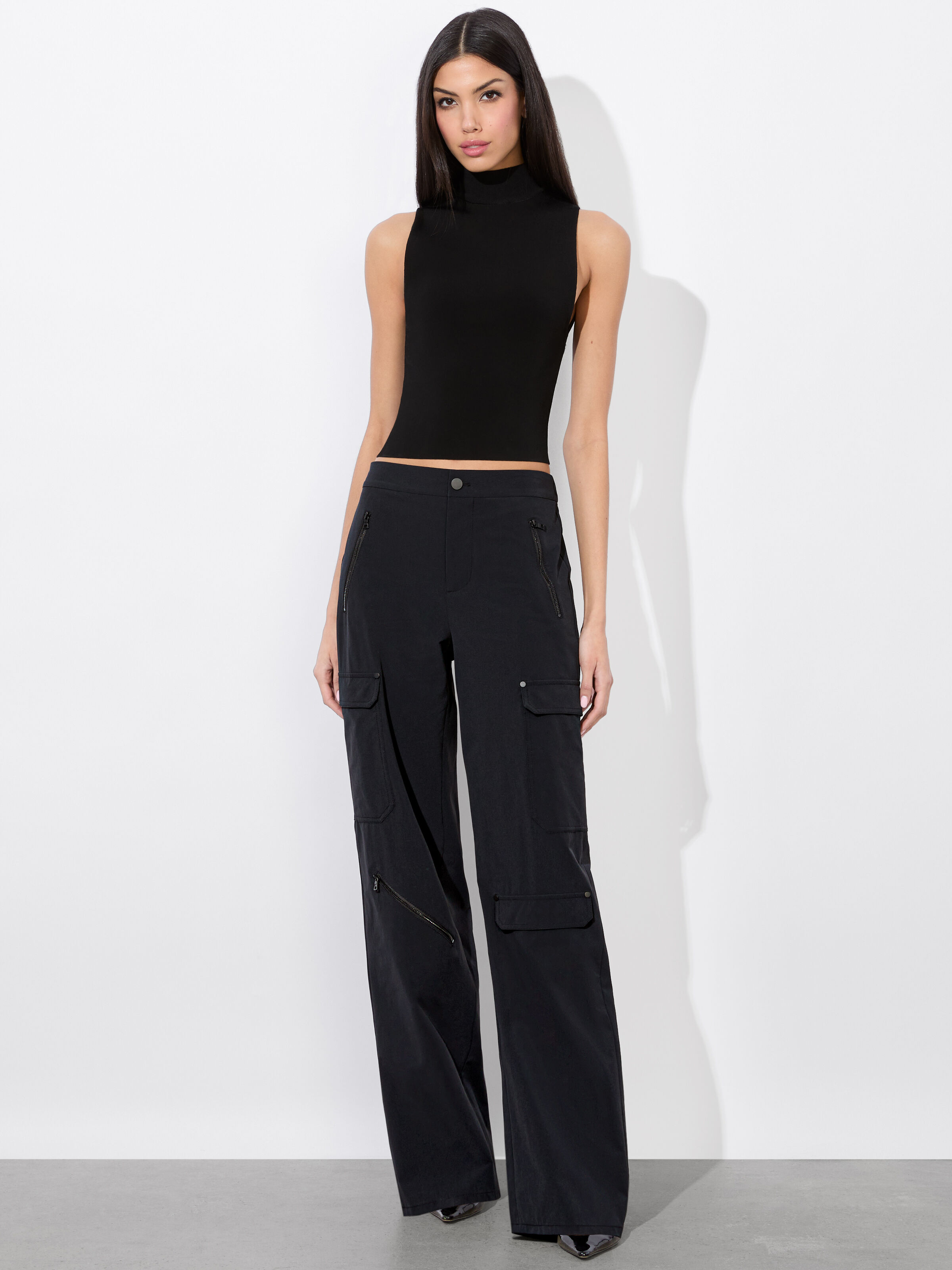 高級素材使用ブランド Pants Cargo Olympia In Olivia + Alice | Black パンツ