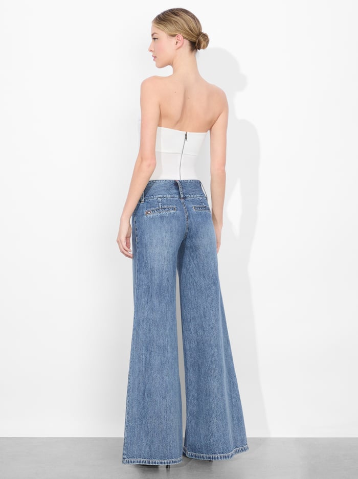 OLIVIA JEAN - ROMY DARK VINTAGE BLUE image 2 - Alice And Olivia