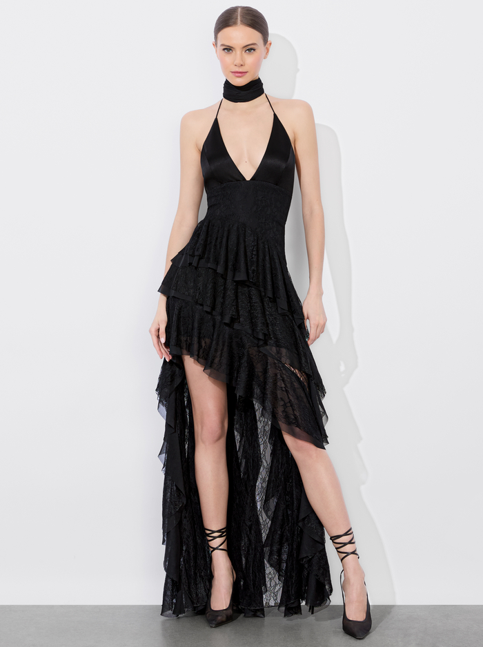 HANNAH MAXI DRESS - BLACK - Alice And Olivia