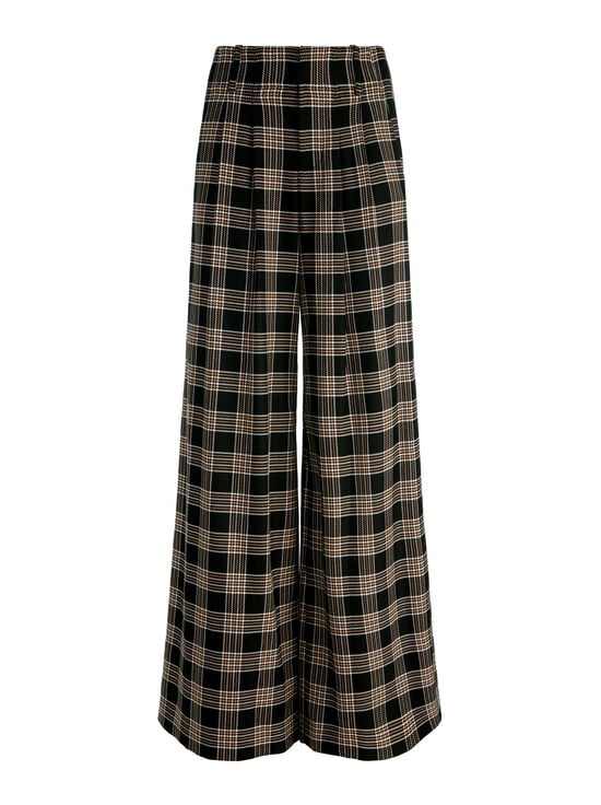 BLACK/MULTI-ELOISE WIDE LEG PANT
