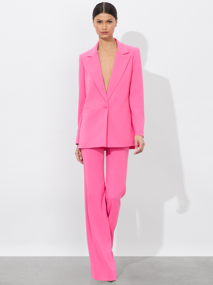 DENNY BOYFRIEND BLAZER - WILD PINK image 4 - Alice And Olivia