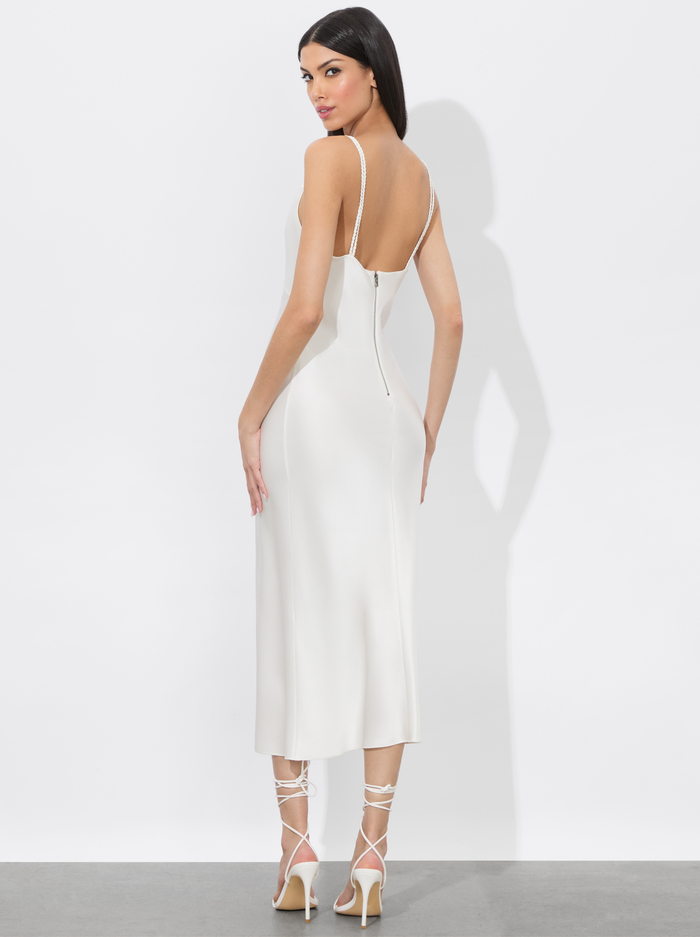 KIRO SLIP DRESS - OFF WHITE image 2 - Alice And Olivia