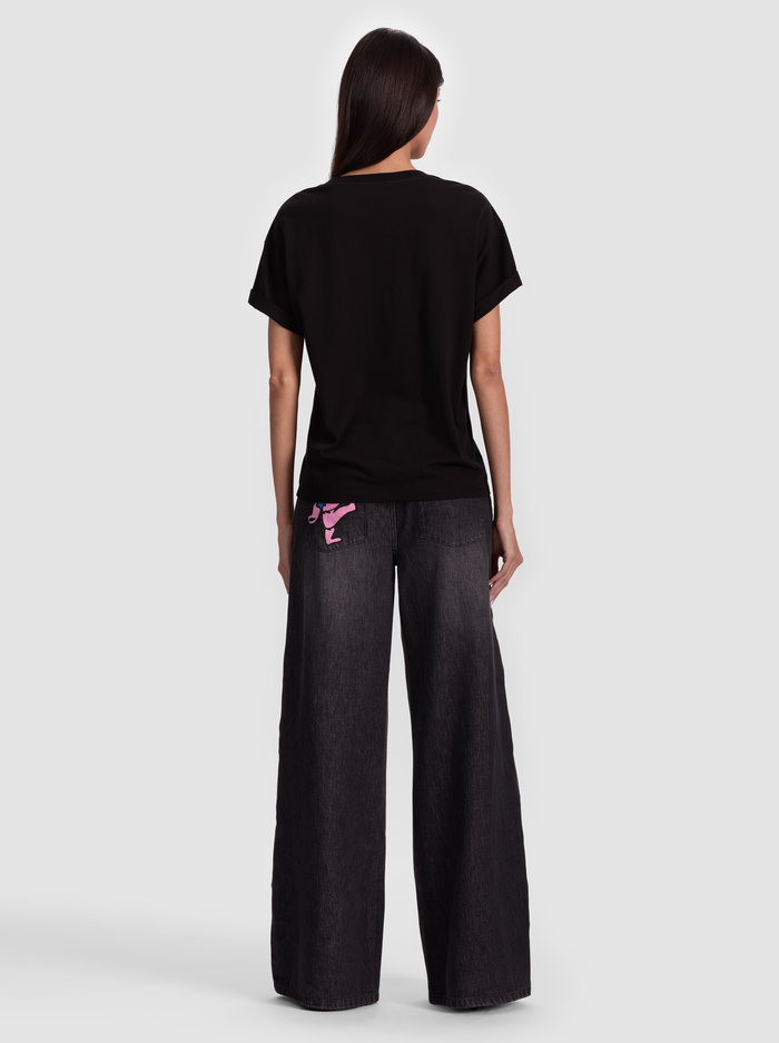 A+O X GRATEFUL DEAD EVAN TEE - GRATEFUL BEARS BLACK image 3 - Alice And Olivia