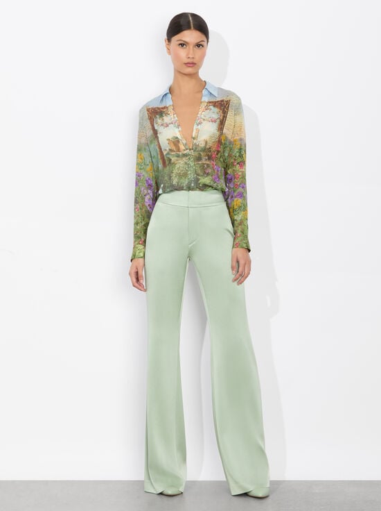 DUSK TO DAWN-ELOISE BUTTON DOWN BLOUSE