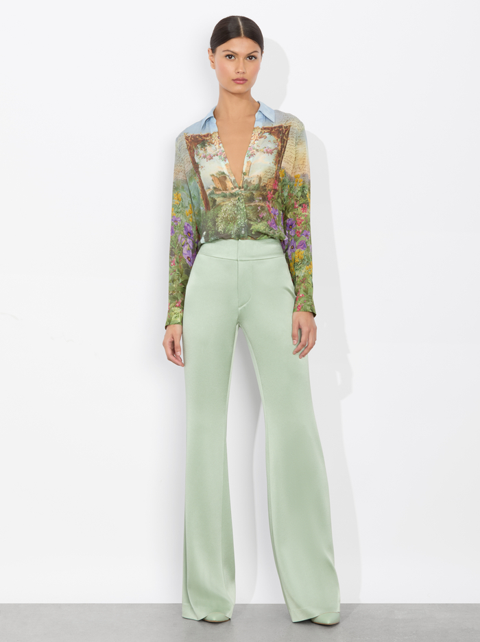 ELOISE BUTTON DOWN BLOUSE - DUSK TO DAWN image 1 - Alice And Olivia