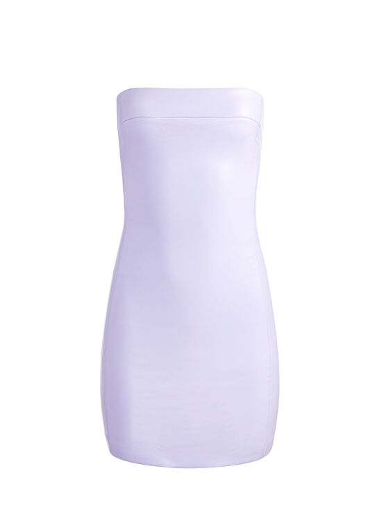 LILAC-KELLY VEGAN MINI DRESS