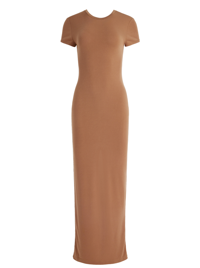 DELORA TWO WAY MAXI DRESS - CAMEL image 5 - Alice And Olivia