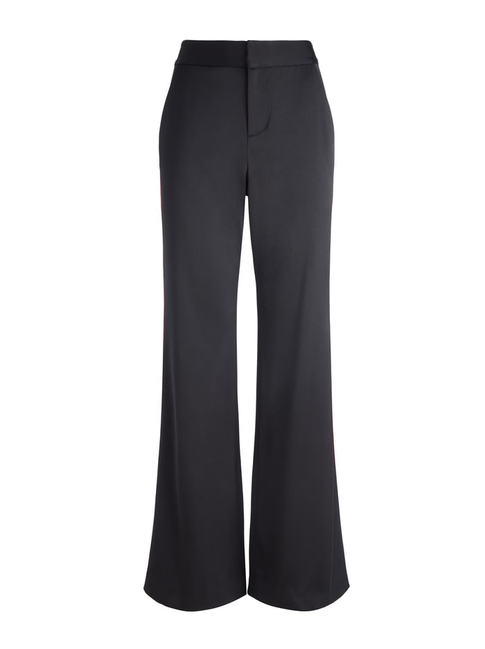 DYLAN PANT - BLACK/BRIGHT RUBY image 5 - Alice And Olivia