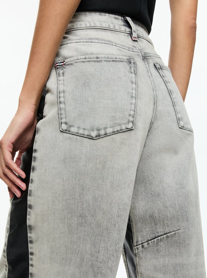 PARKER JEAN - HAYDEN SMOKEY GREY image 3 - Alice And Olivia